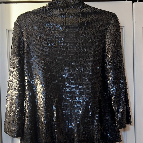 Berek Black Sequin Jacket - Picture 3 of 4